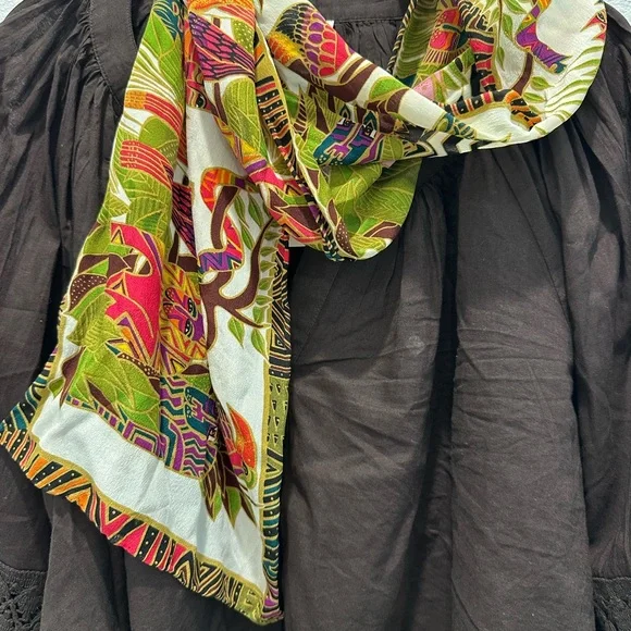 Colorful 48x10” Animal Print Scarf - Picture 8 of 16